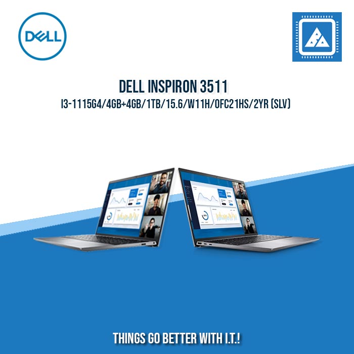 DELL INSPIRON 3511 I3-1115G4/4GB+4GB/1TB | BEST FOR STUDENTS LAPTOP DELL INSPIRON 3511 I3-1115G4/4GB+4GB/1TB | BEST FOR STUDENTS LAPTOP